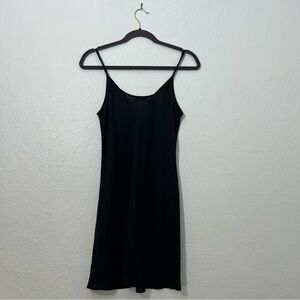 Aritzia babaton black slip mini dress